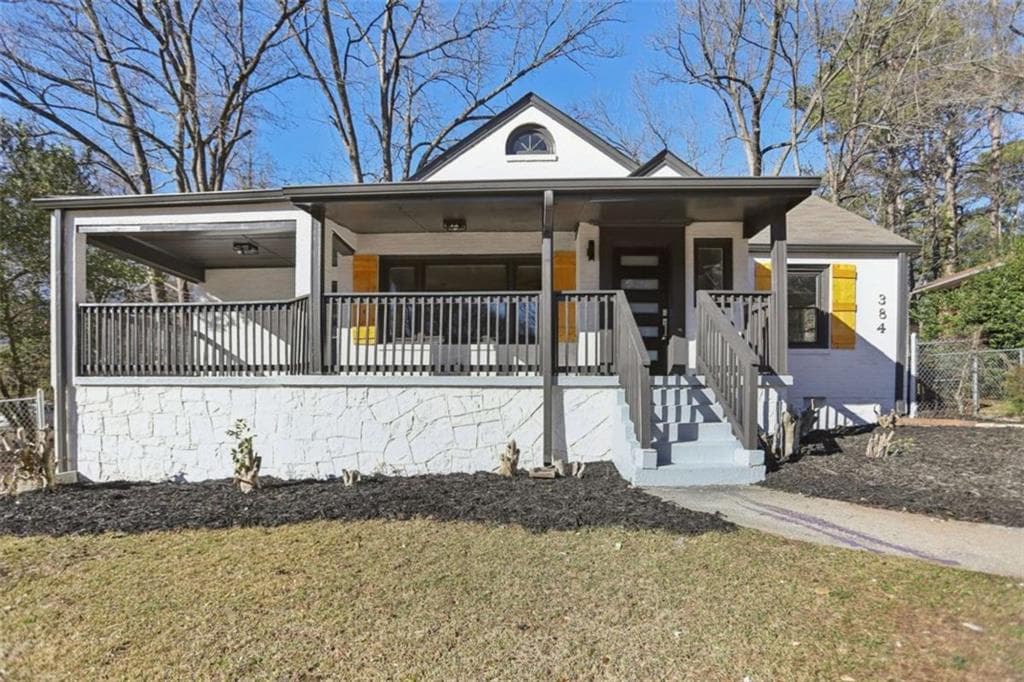 4 bedroom, 4 bathroom, 2,206 sq ft single family residence sold at 384 Carey Drive, Atlanta, GA 30315