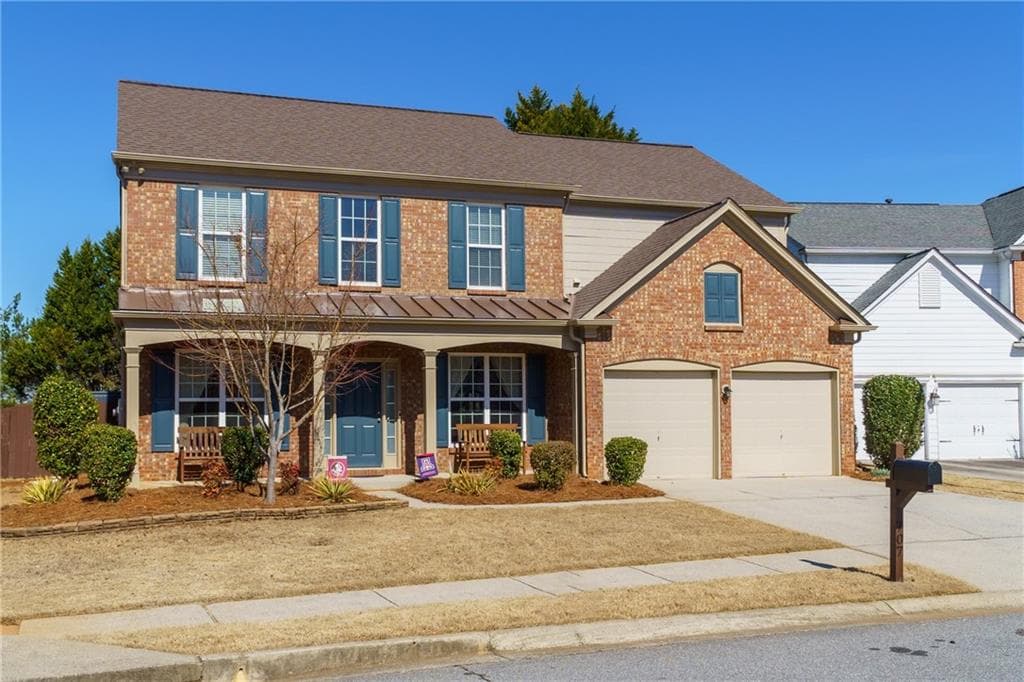 4 bedroom, 3 bathroom single family residence sold at 707 Aroura Drive, Woodstock, GA 30188