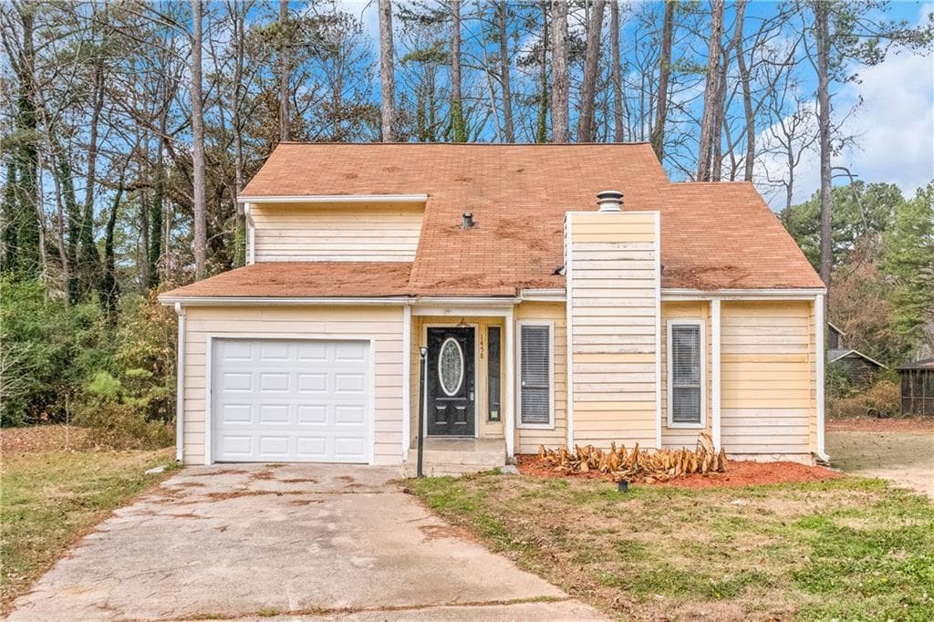 3 bedroom, 3 bathroom single family residence sold at 1458 Walnut Log Place, Austell, GA 30168