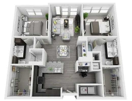 2 bedroom, 2 bathroom, 1,099 sq ft apartment for rent at 400 Pharr Road 231, Atlanta, GA 30305 for $2,181 a month — photo 9