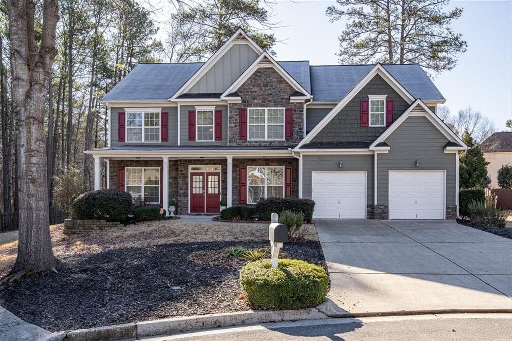 5 bedroom, 3 bathroom single family residence sold at 506 PLEASANT VIEW Court, Woodstock, GA 30188