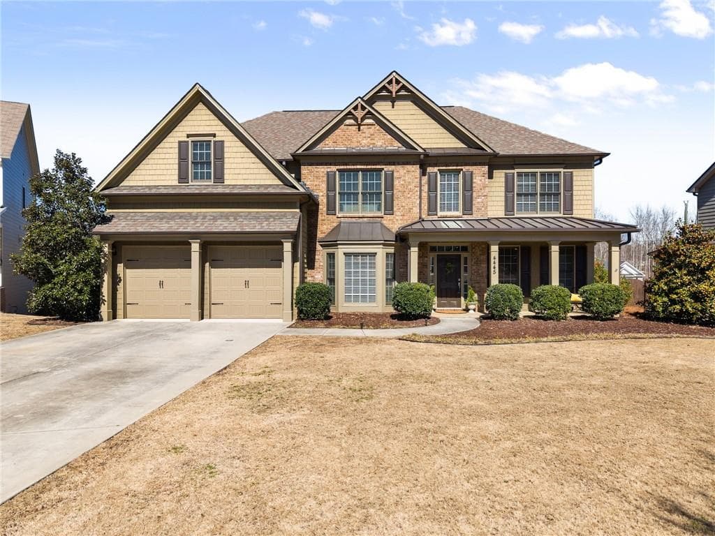 5 bedroom, 5 bathroom single family residence sold at 4445 Trilogy Park Trail, Hoschton, GA 30548