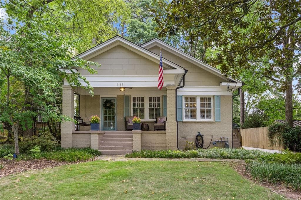 2 bedroom, 2 bathroom single family residence sold at 2189 Edison Avenue, Atlanta, GA 30305