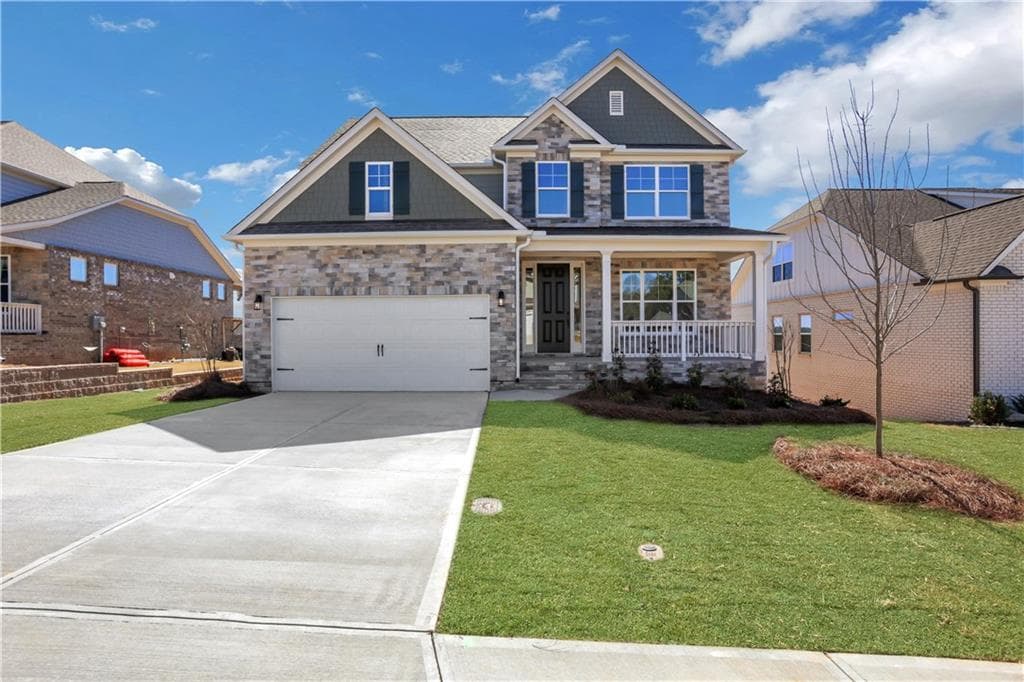 5 bedroom, 4 bathroom single family residence sold at 6803 Cambridge Drive, Flowery Branch, GA 30542