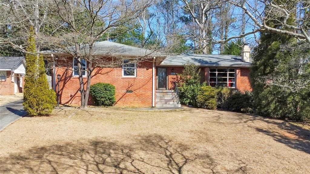 3 bedroom, 2 bathroom single family residence sold at 1446 Lively Ridge Road, Atlanta, GA 30329