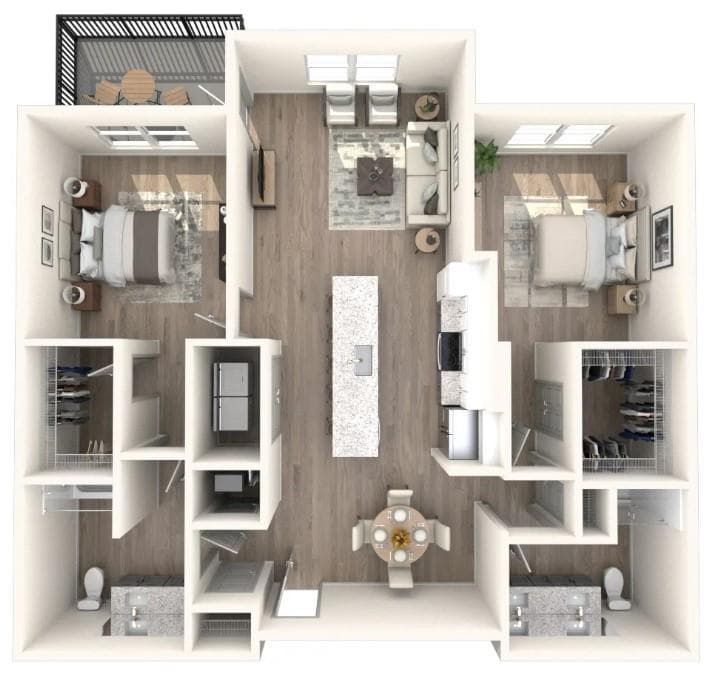 2 bedroom, 2 bathroom, 1,165 sq ft apartment for rent at 3355 Club Drive 10302, Lawrenceville, GA 30044 for $2,002 a month — photo 5