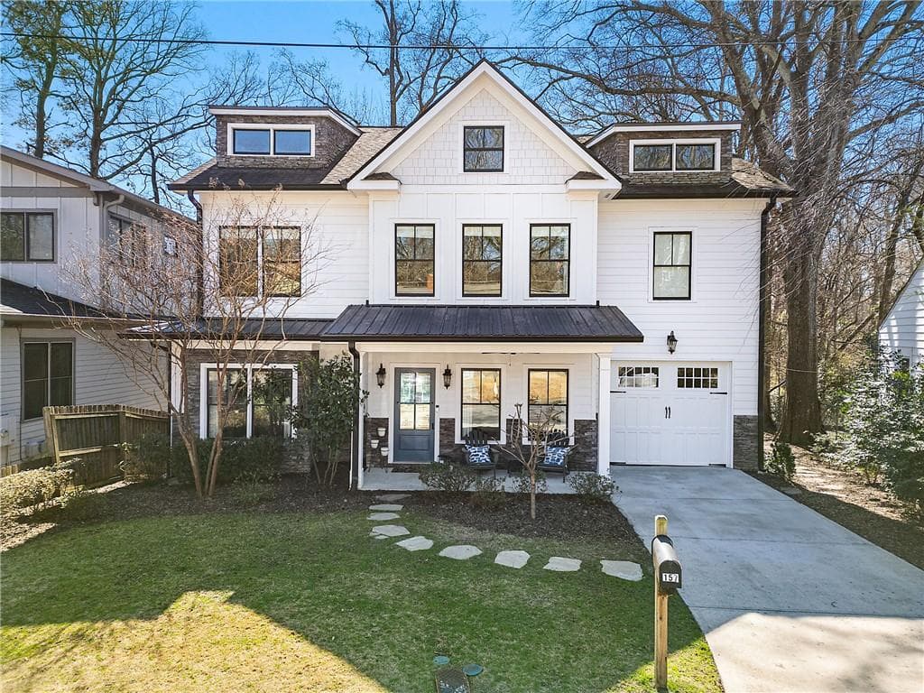 5 bedroom, 4 bathroom, 2,949 sq ft single family residence sold at 157 Hood Circle, Decatur, GA 30030