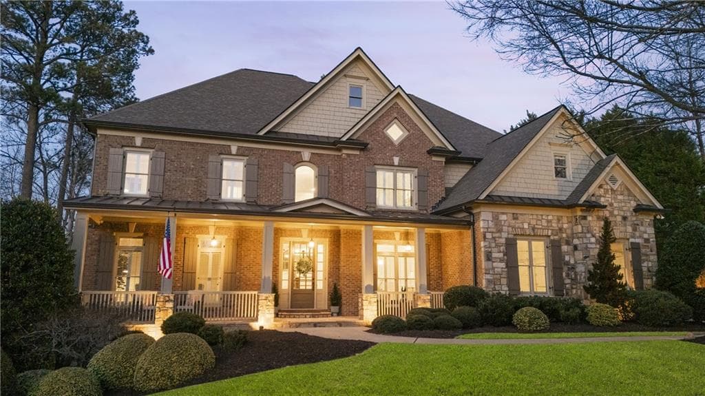 6 bedroom, 7 bathroom single family residence sold at 221 Affirmed Court, Milton, GA 30004