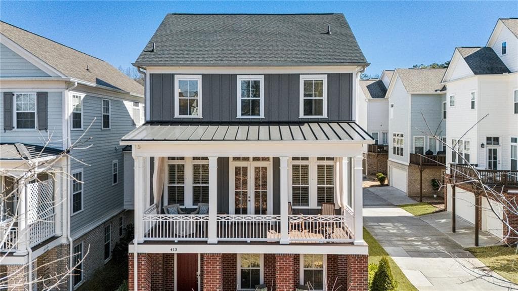 4 bedroom, 4 bathroom single family residence sold at 413 Burbank Alley, Milton, GA 30004