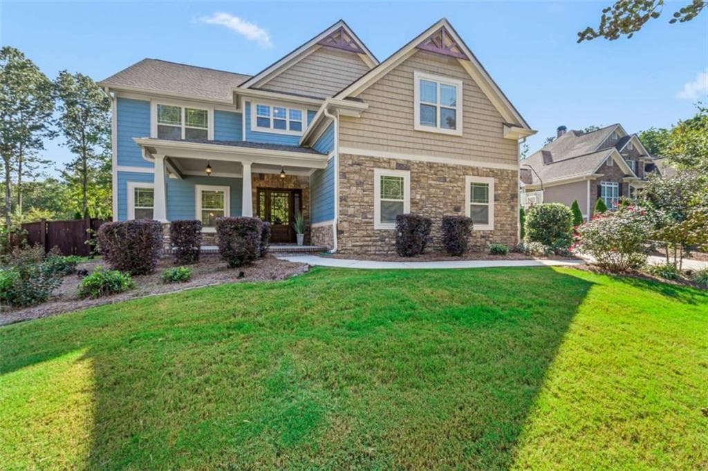 5 bedroom, 4 bathroom single family residence sold at 8330 Nolandwood Lane, Villa Rica, GA 30180