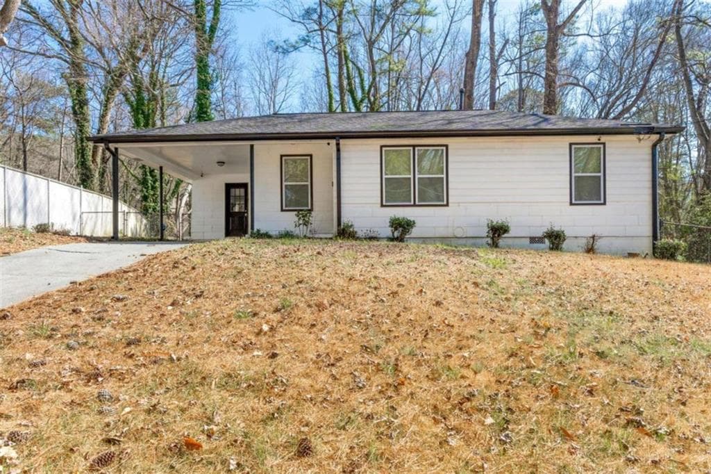 3 bedroom, 2 bathroom single family residence sold at 1603 Bridgeport Drive, Atlanta, GA 30318