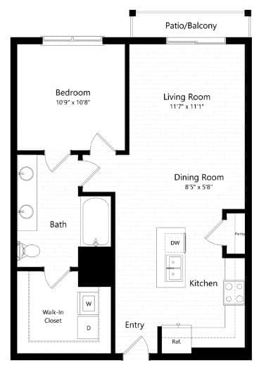 1 bedroom, 1 bathroom, 768 sq ft apartment for rent at 3025 Woodward Crossing Boulevard 1231, Buford, GA 30519 for $1,489 a month — photo 9