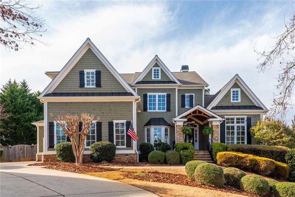 6 bedroom, 5 bathroom single family residence sold at 3963 Hazelhurst Lake Drive, Marietta, GA 30066