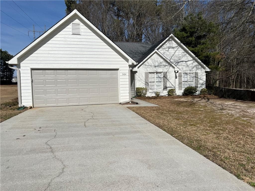 3 bedroom, 2 bathroom single family residence sold at 504 CHASE Court, Loganville, GA 30052