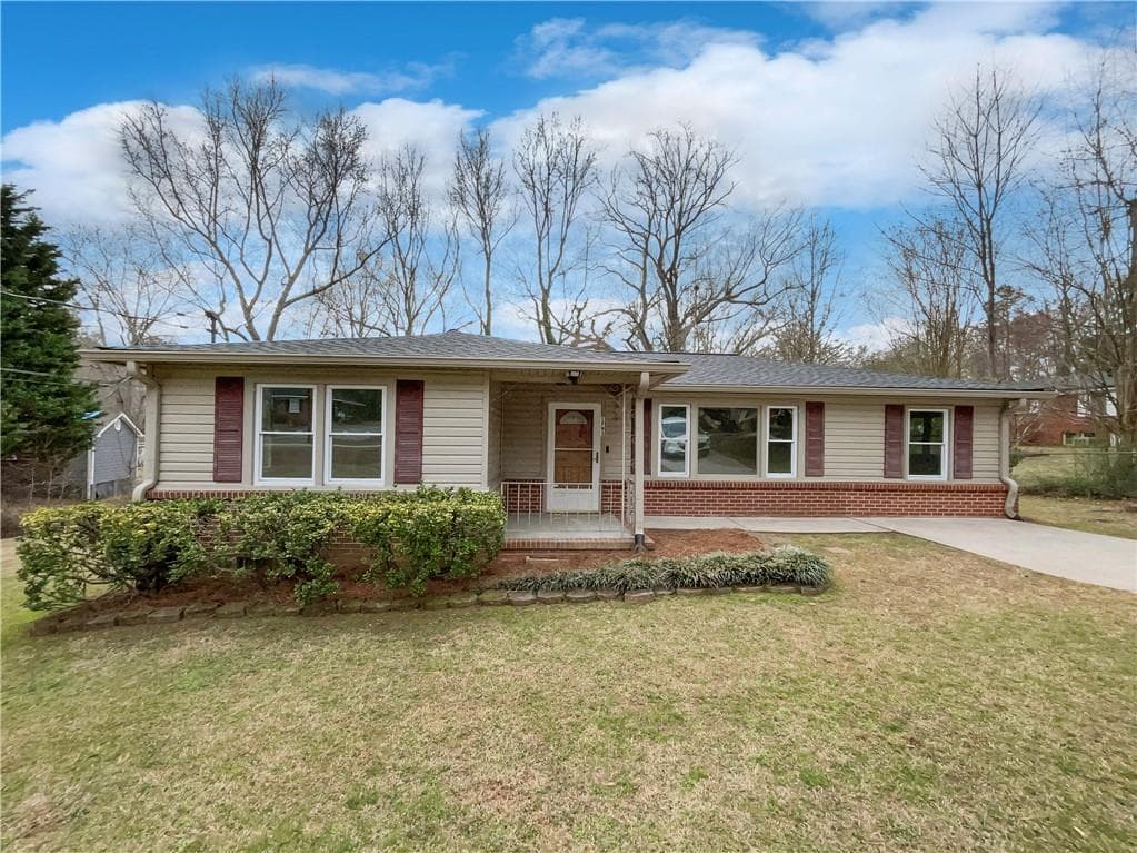 3 bedroom, 1 bathroom single family residence sold at 1793 Witt Circle, Austell, GA 30168