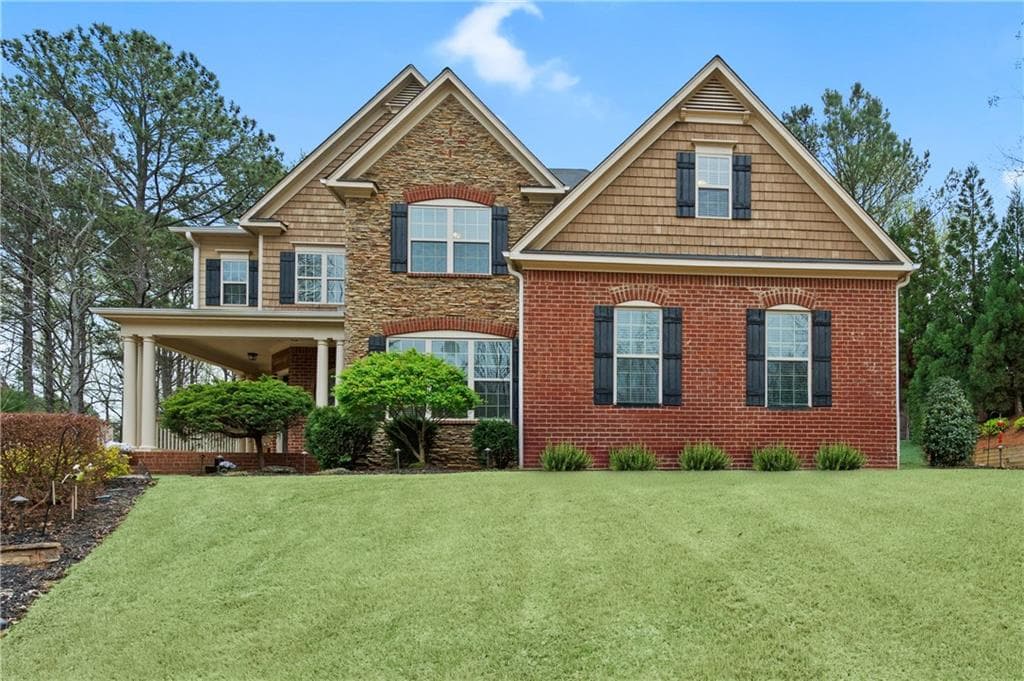 5 bedroom, 5 bathroom single family residence sold at 1836 Heritage Pass, Milton, GA 30004