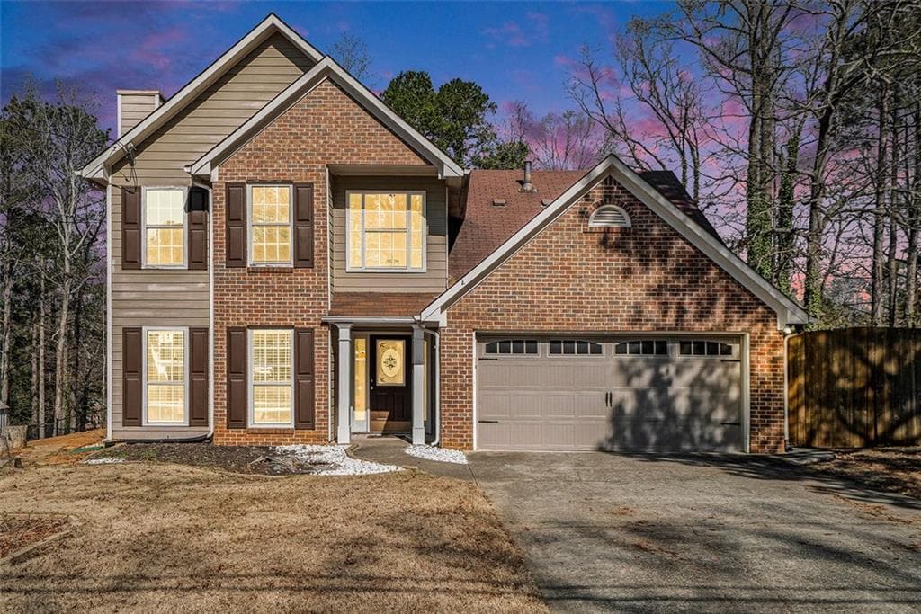 4 bedroom, 3 bathroom single family residence sold at 2095 SPRINGER WALK, Lawrenceville, GA 30043