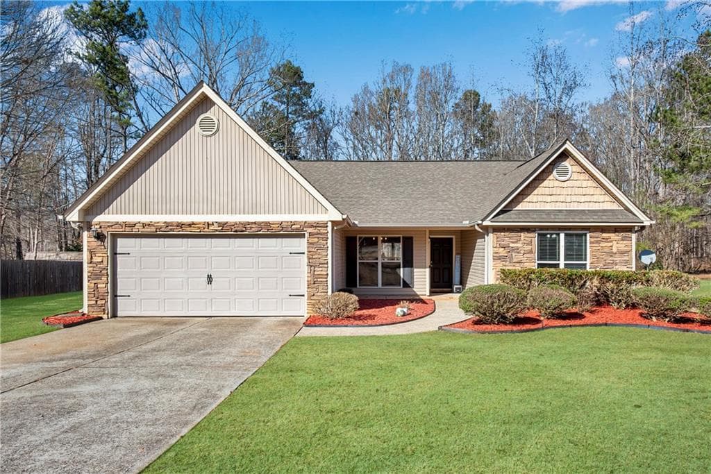 4 bedroom, 2 bathroom single family residence sold at 445 Covenant Street, Bethlehem, GA 30620