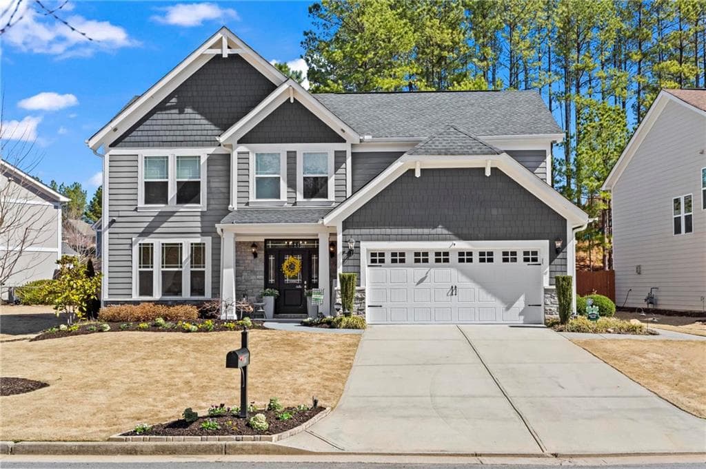 3 bedroom, 3 bathroom single family residence sold at 446 Floating Leaf Way, Dallas, GA 30132