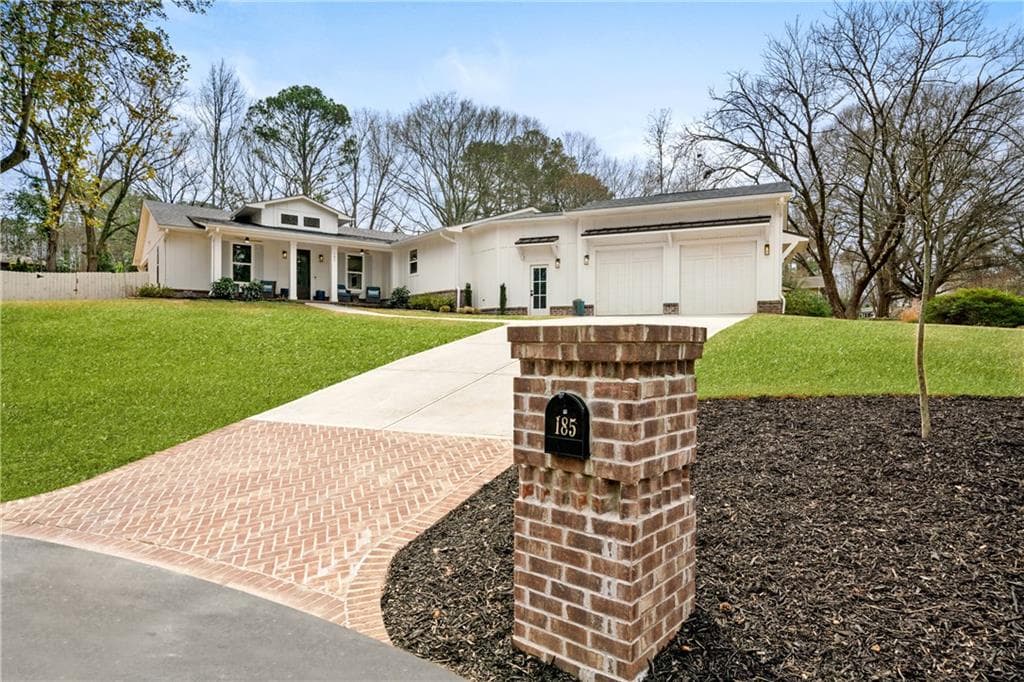4 bedroom, 5 bathroom single family residence sold at 185 Cold Creek Drive, Alpharetta, GA 30009