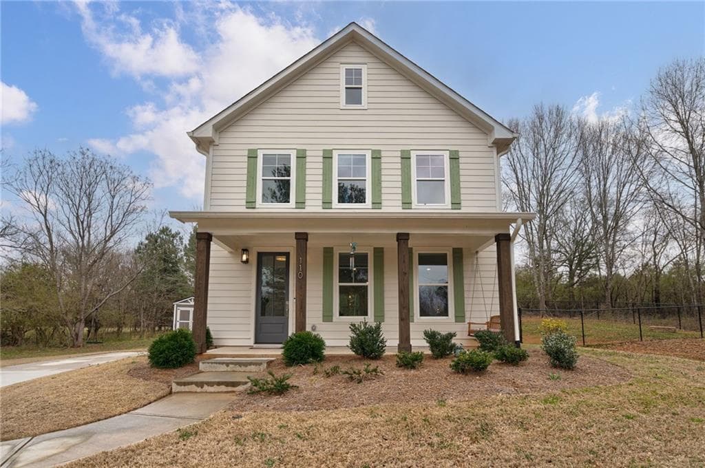 3 bedroom, 3 bathroom single family residence sold at 110 Shadyfield Lane, Bishop, GA 30621