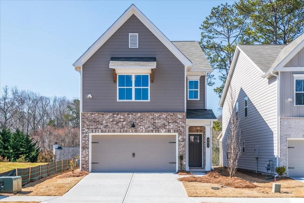 3 bedroom, 3 bathroom single family residence sold at 261 Dahlia Drive, Woodstock, GA 30188