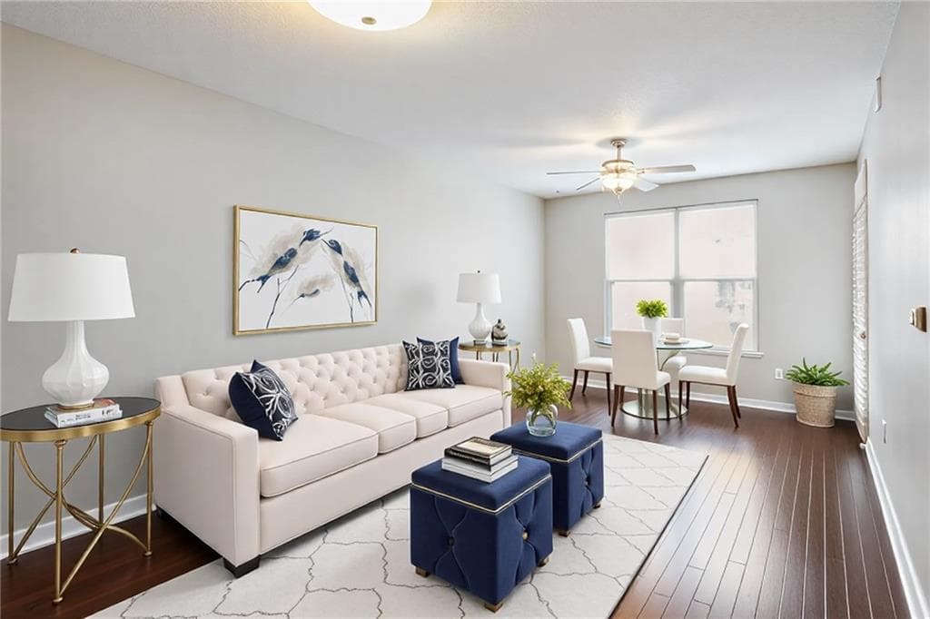 1 bedroom, 1 bathroom condominium sold at 390 17th Street 4057, Atlanta, GA 30363