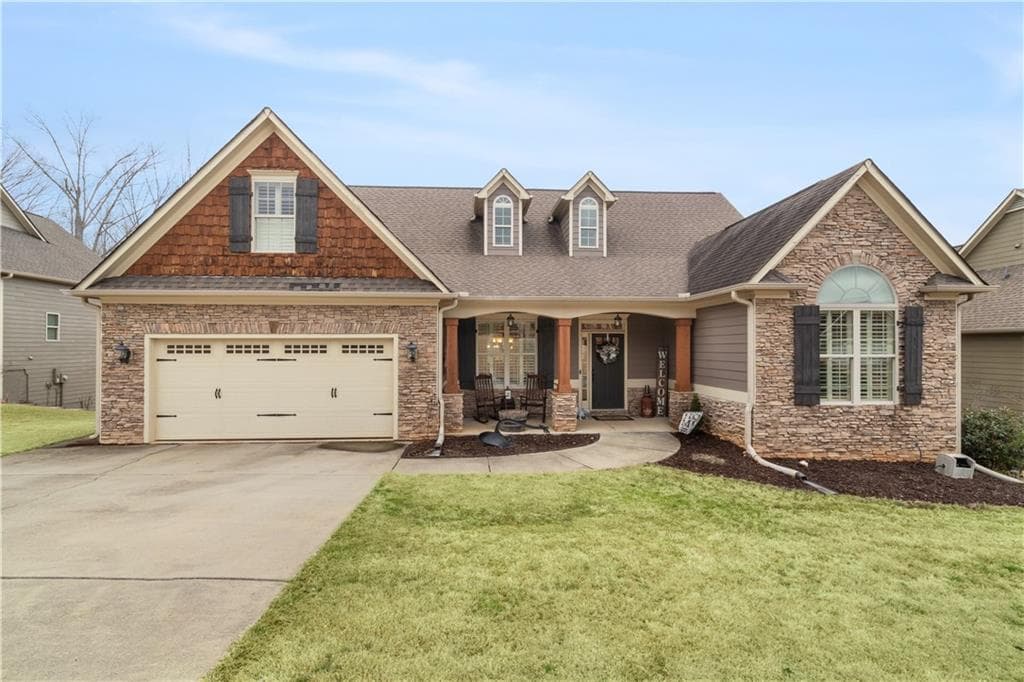 4 bedroom, 2 bathroom single family residence sold at 108 N Mountain Brooke Drive, Ball Ground, GA 30107