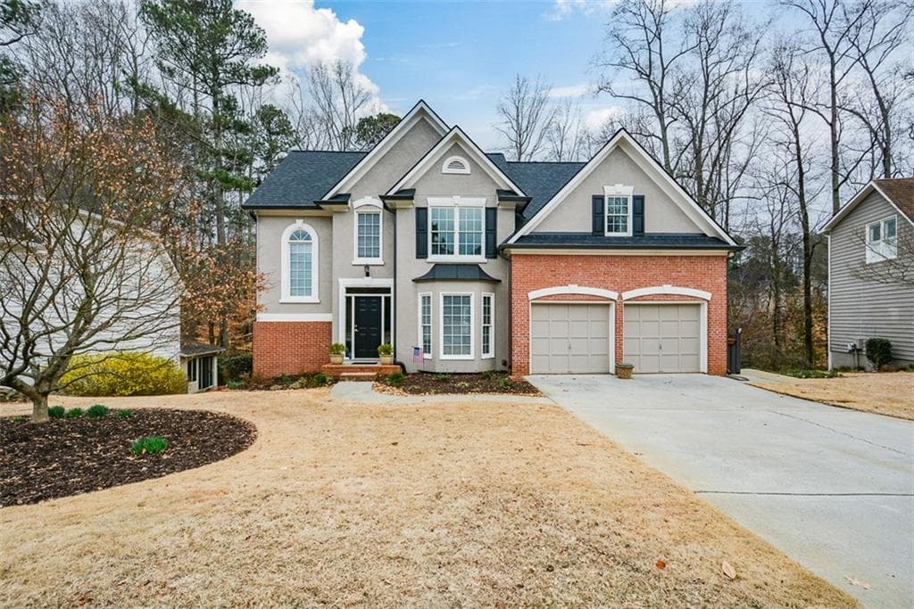 3 bedroom, 3 bathroom single family residence sold at 608 Ridge Crossing Drive, Woodstock, GA 30189