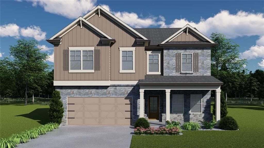 5 bedroom, 3 bathroom single family residence sold at 5360 Milford Drive, Gainesville, GA 30507