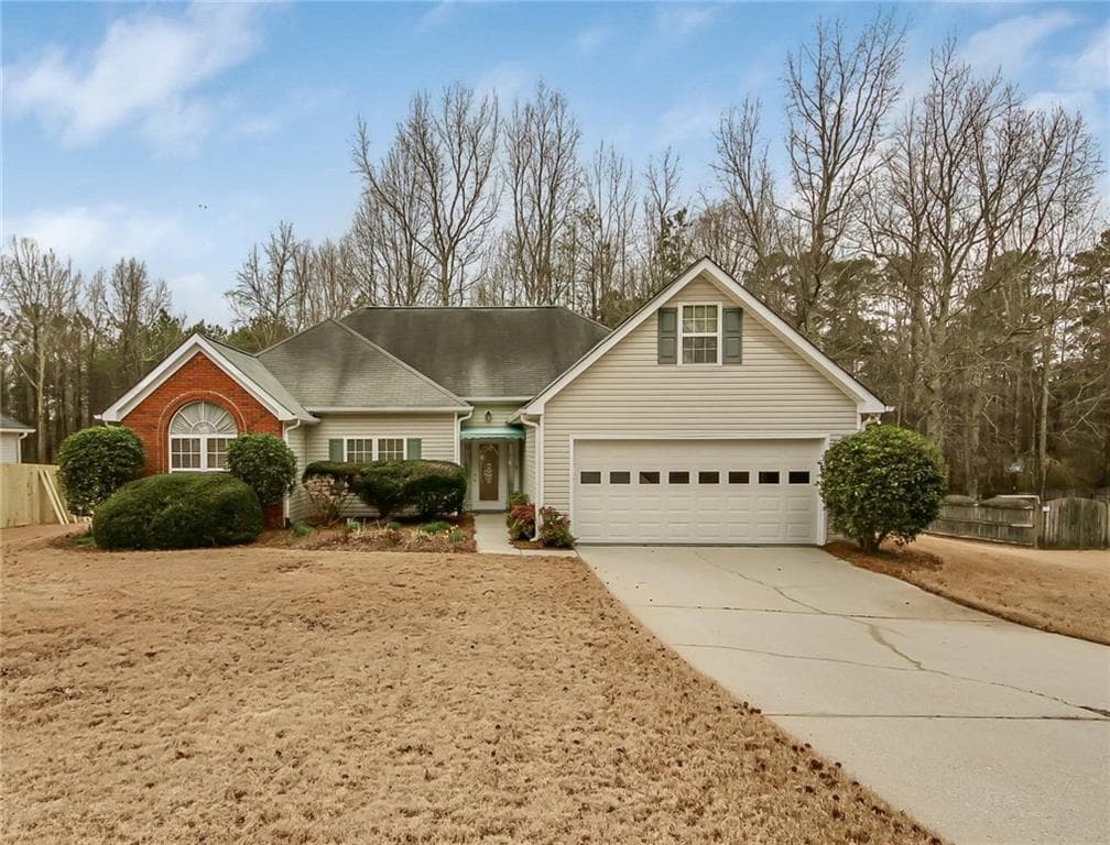 4 bedroom, 2 bathroom single family residence sold at 1584 Snow Hill Drive, Lawrenceville, GA 30045