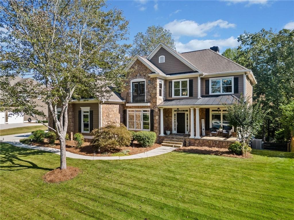 5 bedroom, 6 bathroom single family residence sold at 6350 Bridge Brook Ovlk, Cumming, GA 30028