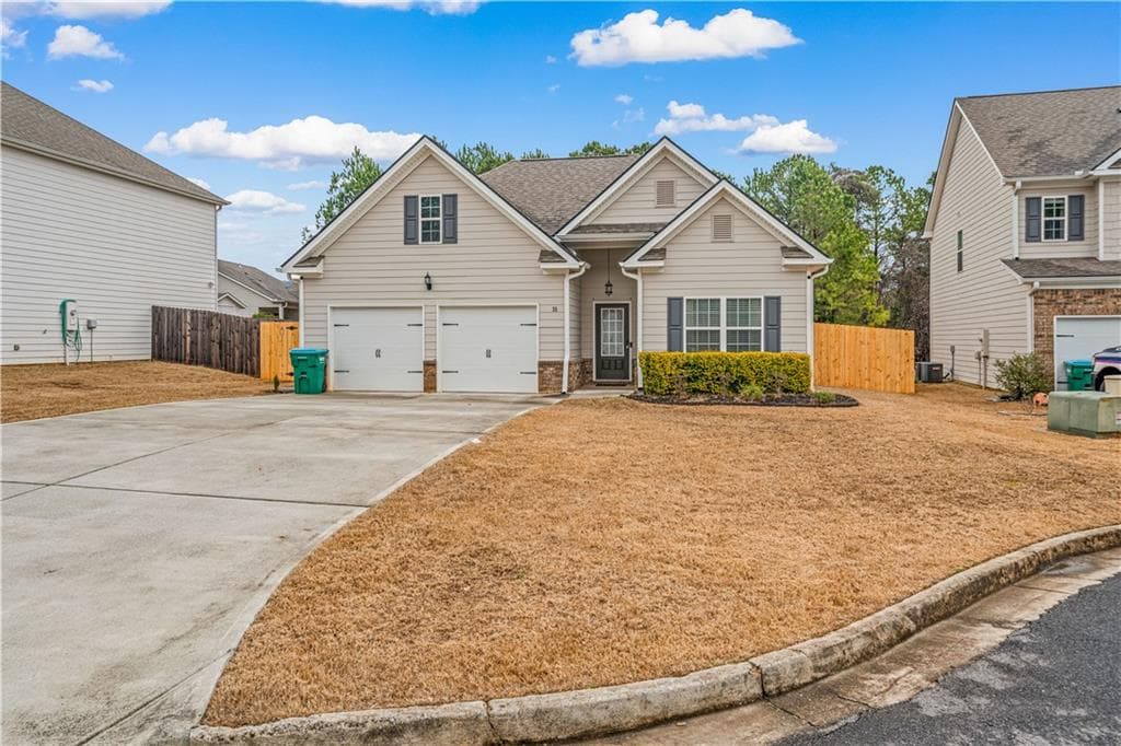 3 bedroom, 2 bathroom single family residence sold at 25 Blarneystone Way, Adairsville, GA 30103