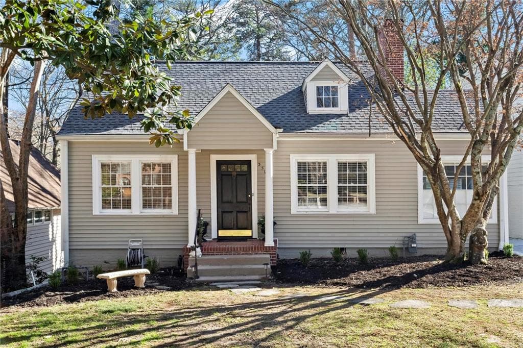3 bedroom, 2 bathroom single family residence sold at 351 Delmont Drive, Atlanta, GA 30305