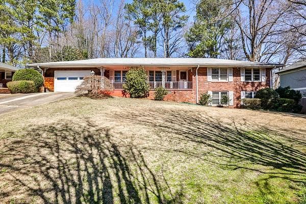 4 bedroom, 3 bathroom single family residence sold at 2446 Sunset Drive, Atlanta, GA 30345