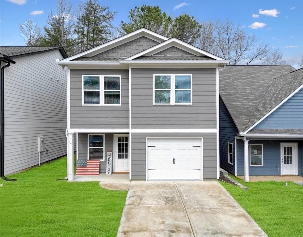 3 bedroom, 3 bathroom single family residence sold at 34 Hood Park Court, Jasper, GA 30143
