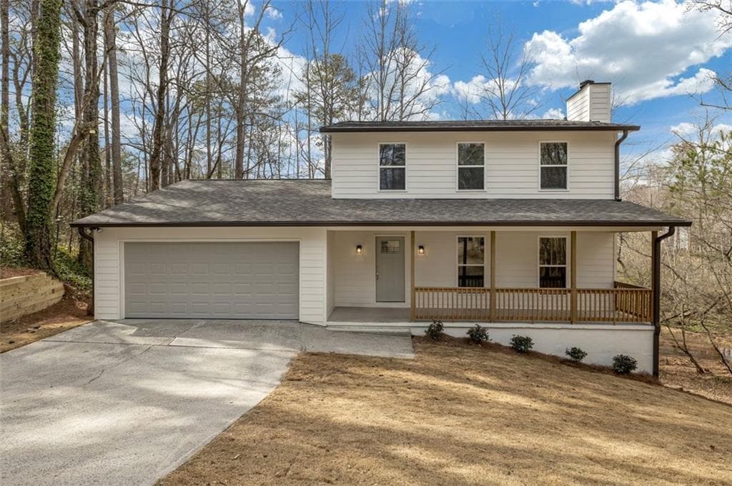 4 bedroom, 4 bathroom single family residence sold at 1541 OLDE MILL Court, Marietta, GA 30066