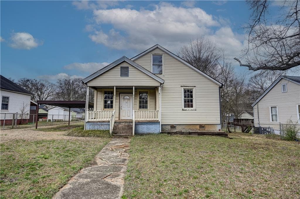 3 bedroom, 1 bathroom single family residence sold at 25 Ohio Street, Cartersville, GA 30120