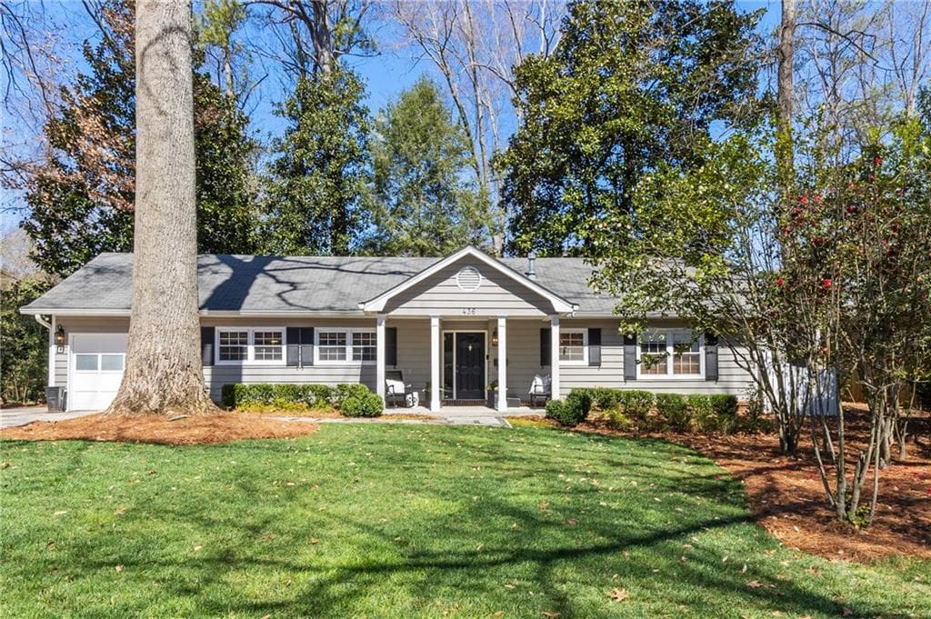 3 bedroom, 2 bathroom single family residence sold at 436 Carolwood Lane, Atlanta, GA 30342
