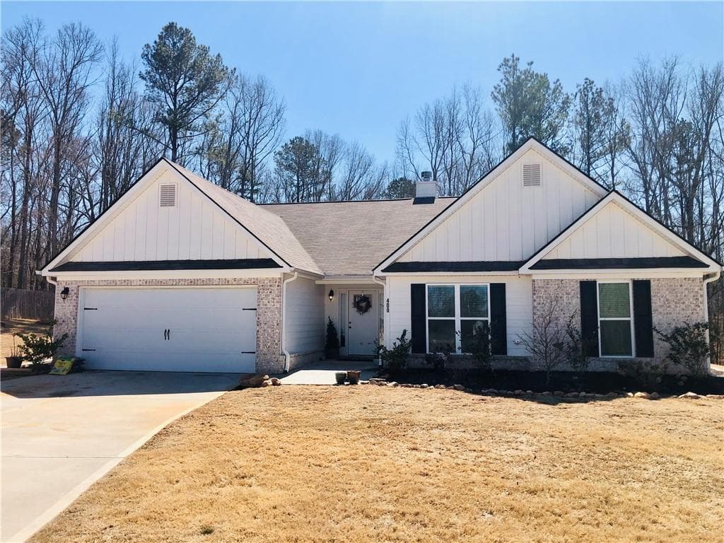 4 bedroom, 3 bathroom single family residence sold at 400 Kinsley Way, Statham, GA 30666
