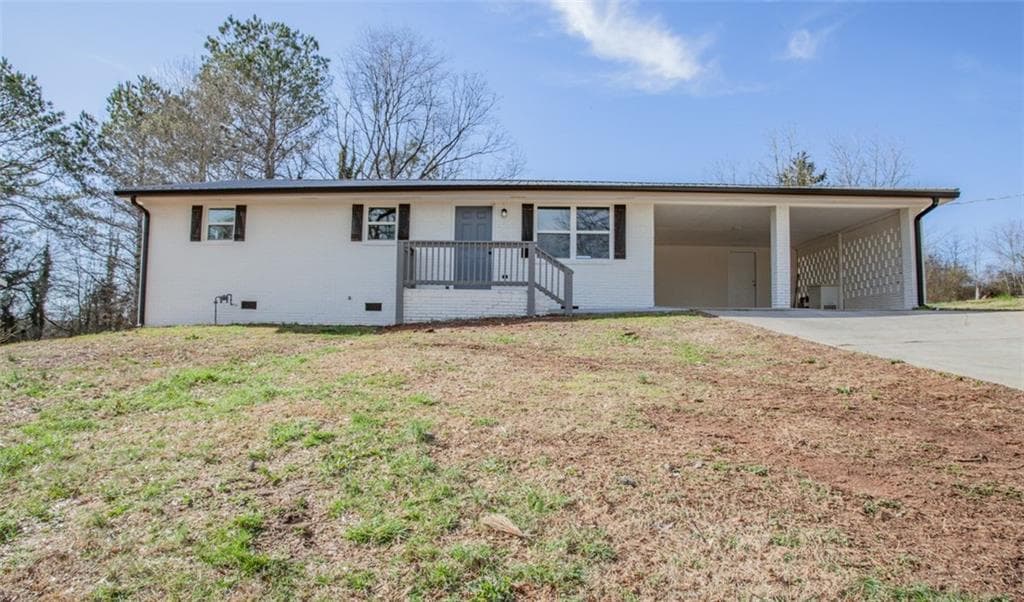 3 bedroom, 1 bathroom single family residence sold at 226 LIPHAM Street, Bowdon, GA 30108