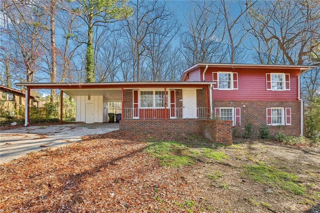 3 bedroom, 2 bathroom single family residence sold at 3508 Pine Forest Drive, Atlanta, GA 30354
