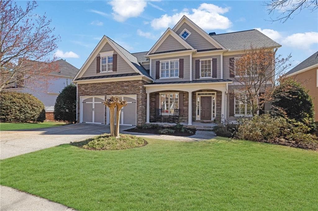 5 bedroom, 5 bathroom single family residence sold at 1728 Holcomb Lake Road, Marietta, GA 30062