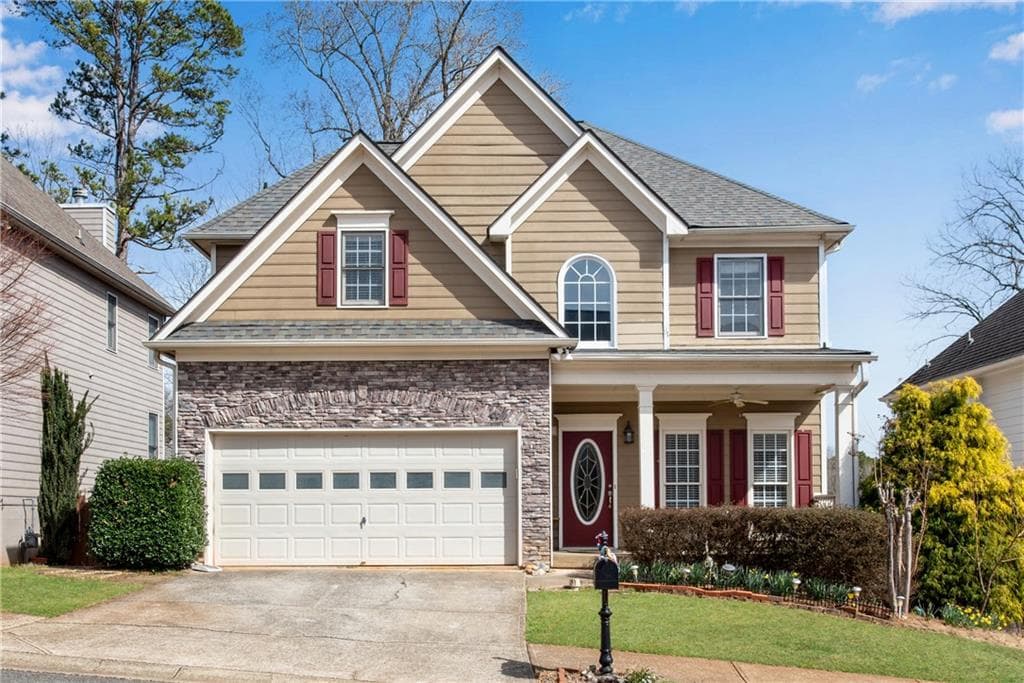 3 bedroom, 3 bathroom single family residence sold at 513 Mirramont Place, Woodstock, GA 30189