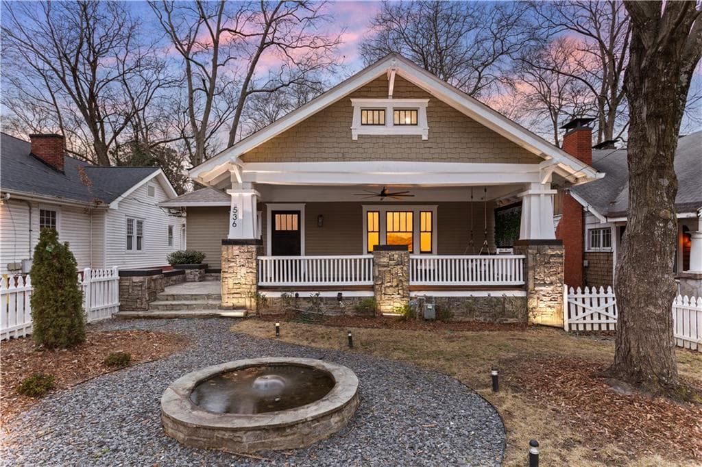 4 bedroom, 4 bathroom single family residence sold at 536 Moreland Avenue, Atlanta, GA 30307