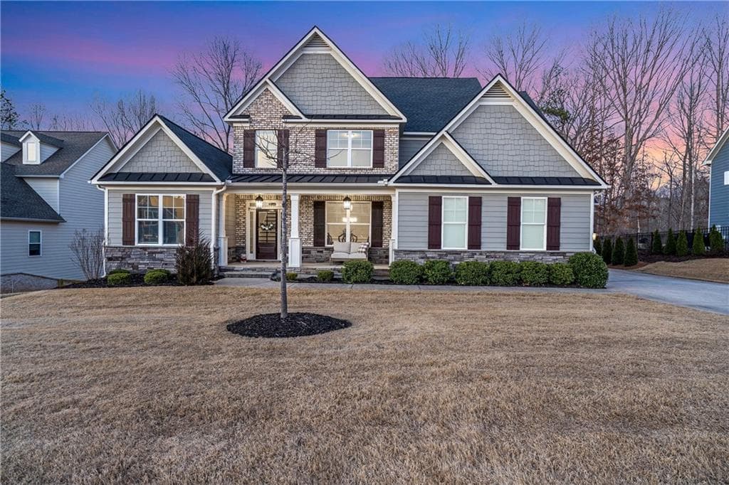 4 bedroom, 4 bathroom single family residence sold at 8770 Hightower Ridge, Ball Ground, GA 30107