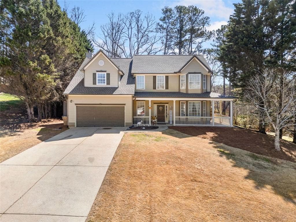4 bedroom, 3 bathroom single family residence sold at 111 Hollytrace Lane, Ball Ground, GA 30107