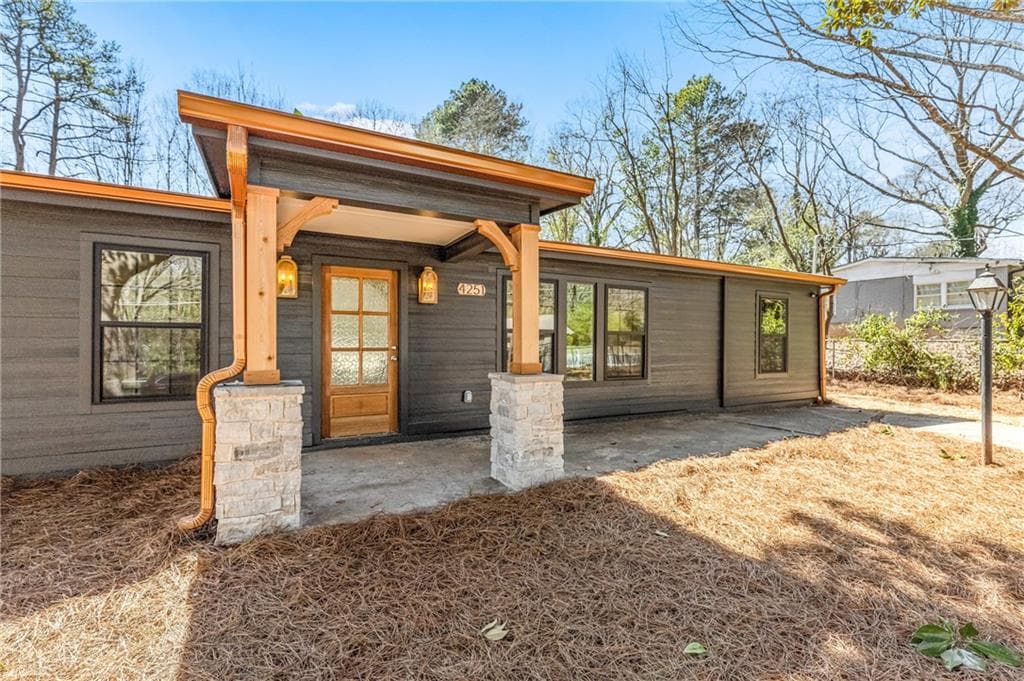 3 bedroom, 2 bathroom single family residence sold at 4251 Canby Lane, Decatur, GA 30035