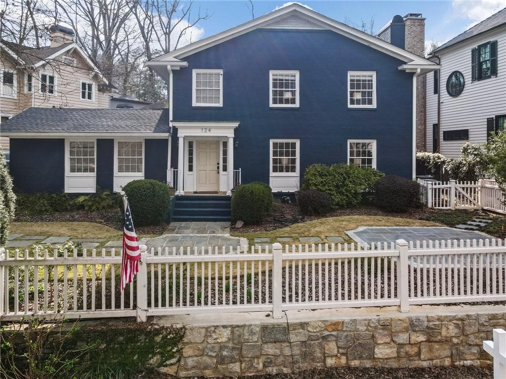6 bedroom, 6 bathroom single family residence sold at 124 The Prado, Atlanta, GA 30309