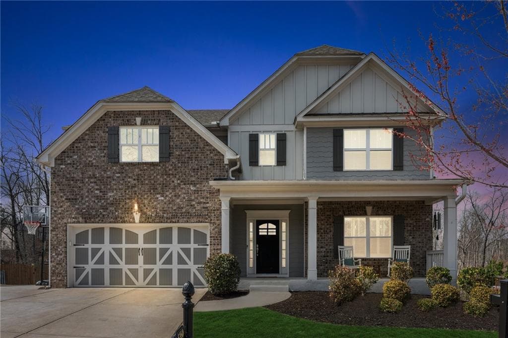 5 bedroom, 4 bathroom single family residence sold at 6350 Boulder Ridge, Cumming, GA 30028